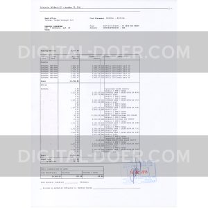 Armenia Utility Bill Template PSD